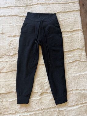 Beyond Yoga Spacedye Black Drawstring Joggers